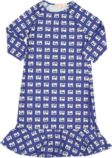 Sunburnt Girls Teens Checked Swim Dress - SB6CY3010D