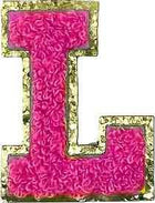 Letter L - Hot Pink