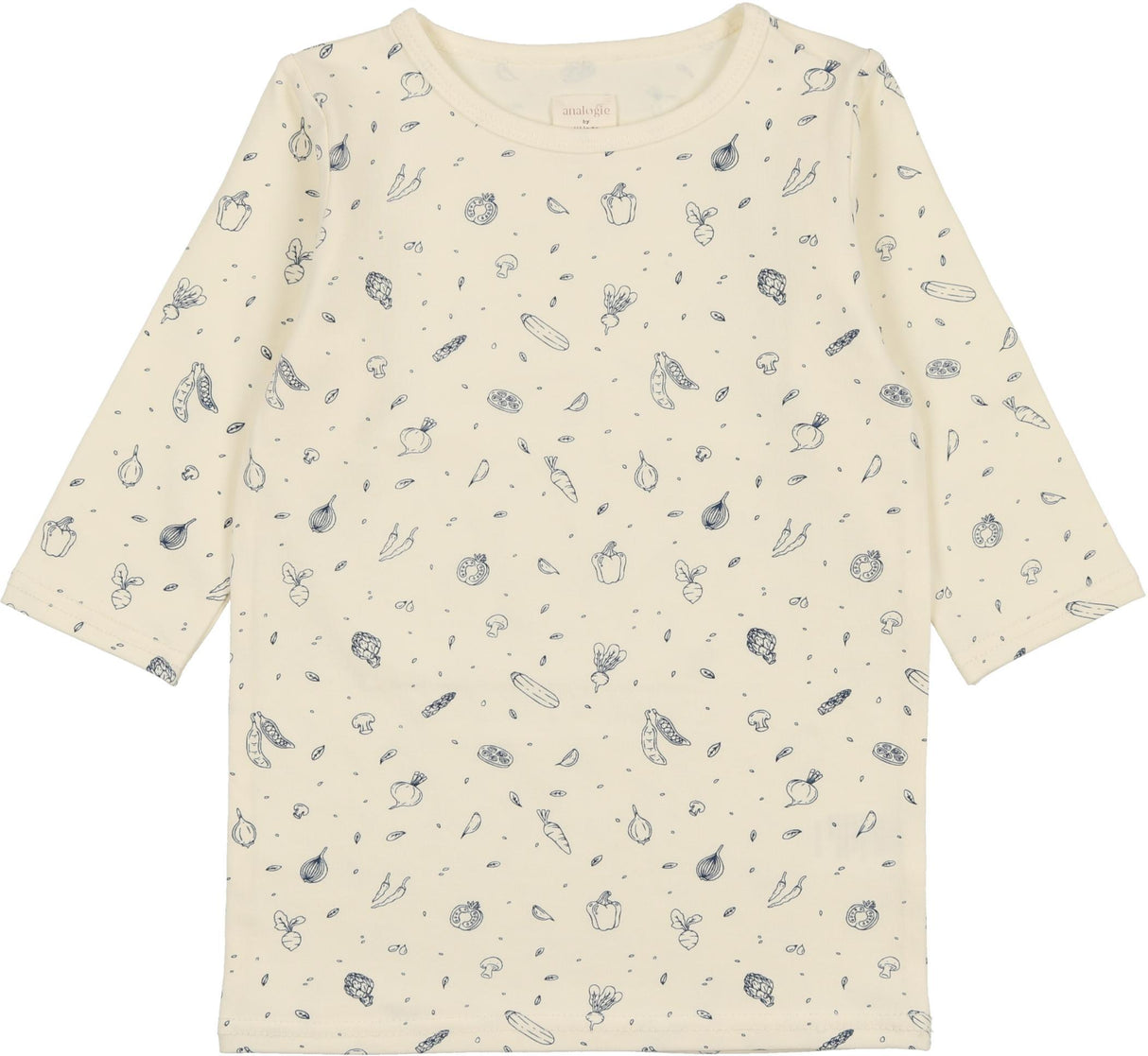 Analogie by Lil Legs Multigarden Collection Girls 3/4 Sleeve T-shirt Tee
