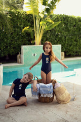 Try Boys Bear Bathing Suit & Shirt Set - SB6CY3005EB