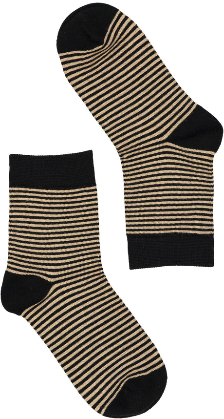 Florence Boys Girls Unisex Bamboo Cotton Striped Crew Socks - 179S