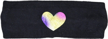 Dacee Foil Heart Knit Headwrap - HW6
