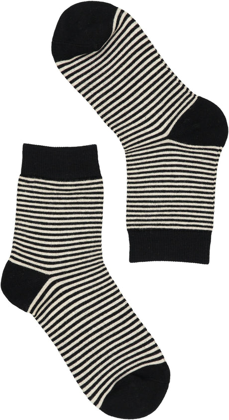 Florence Boys Girls Unisex Bamboo Cotton Striped Crew Socks - 179S