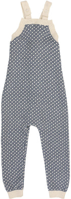 Dried Blue/Cream Print