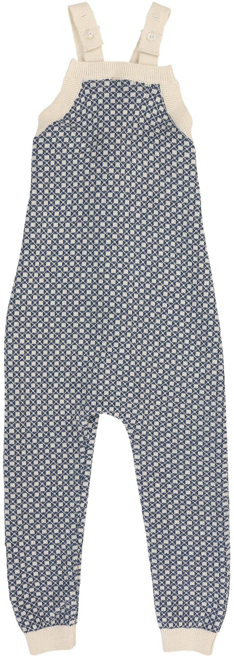Dried Blue/Cream Print