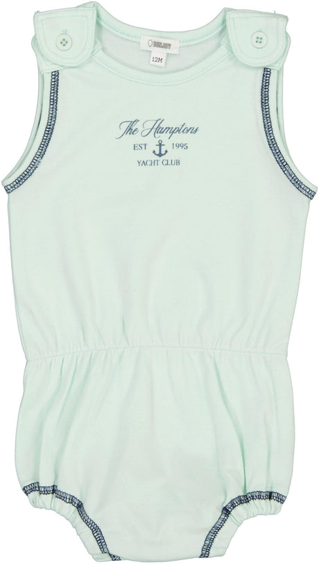 Bonjoy Baby Boys Girls Yacht Club Romper - BTSS26031R