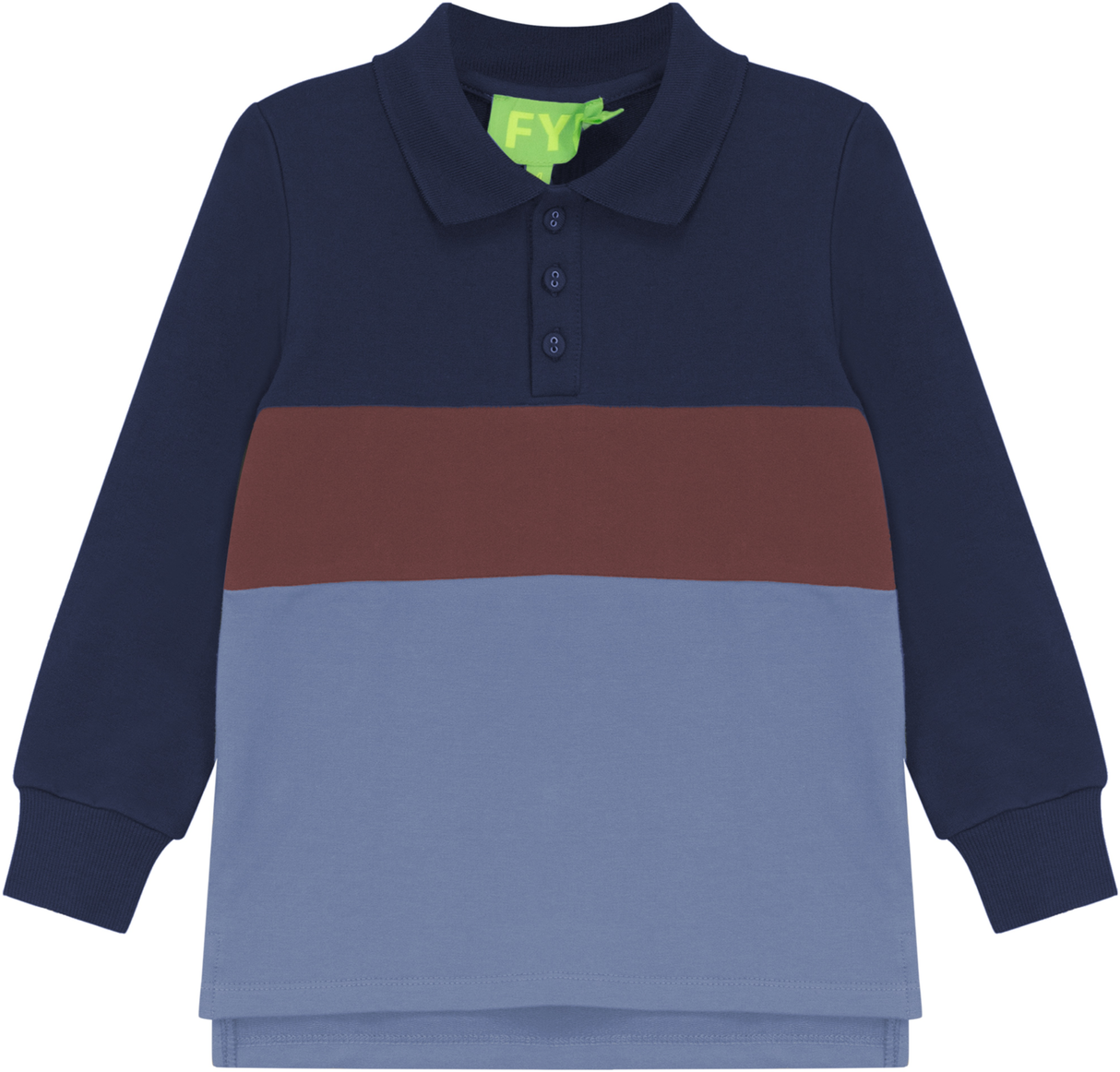 FYI Boys Long Sleeve Polo Shirt - WB6CP7434TP