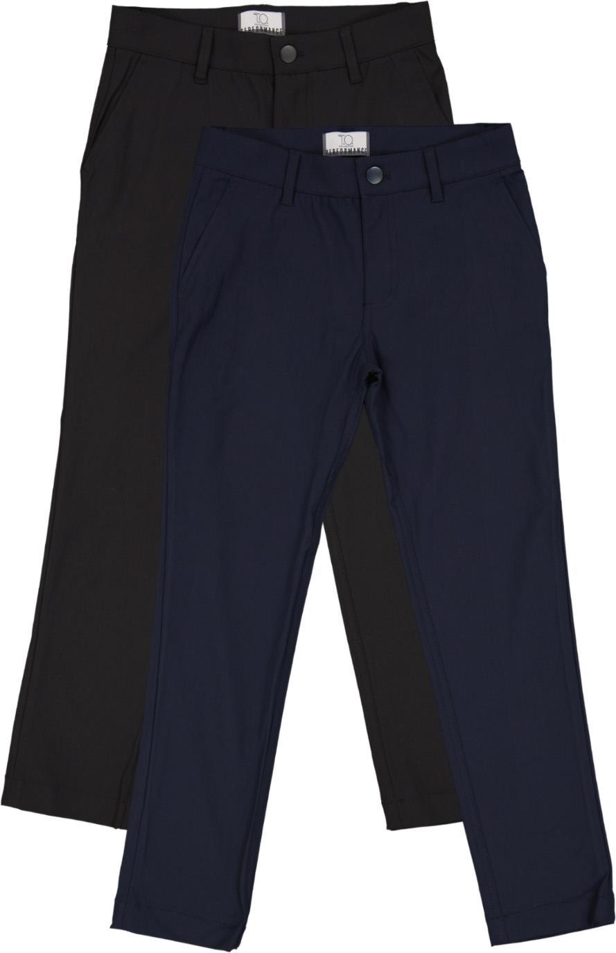 T.O. Collection Mens Performance Stretch Dress Pants Black / 38x28 Classic T.O. Collection Mens Performance Stretch Dress Pants Black / 38x28 Classic