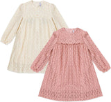 Leader Girls Lace Overlay Dress - 26186007