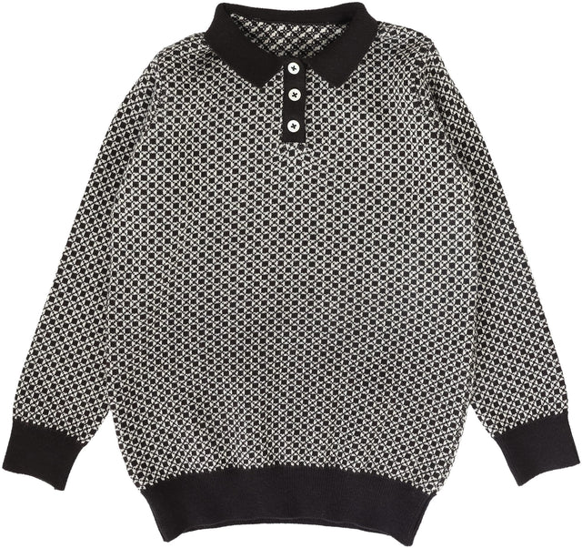 Black/Cream Print