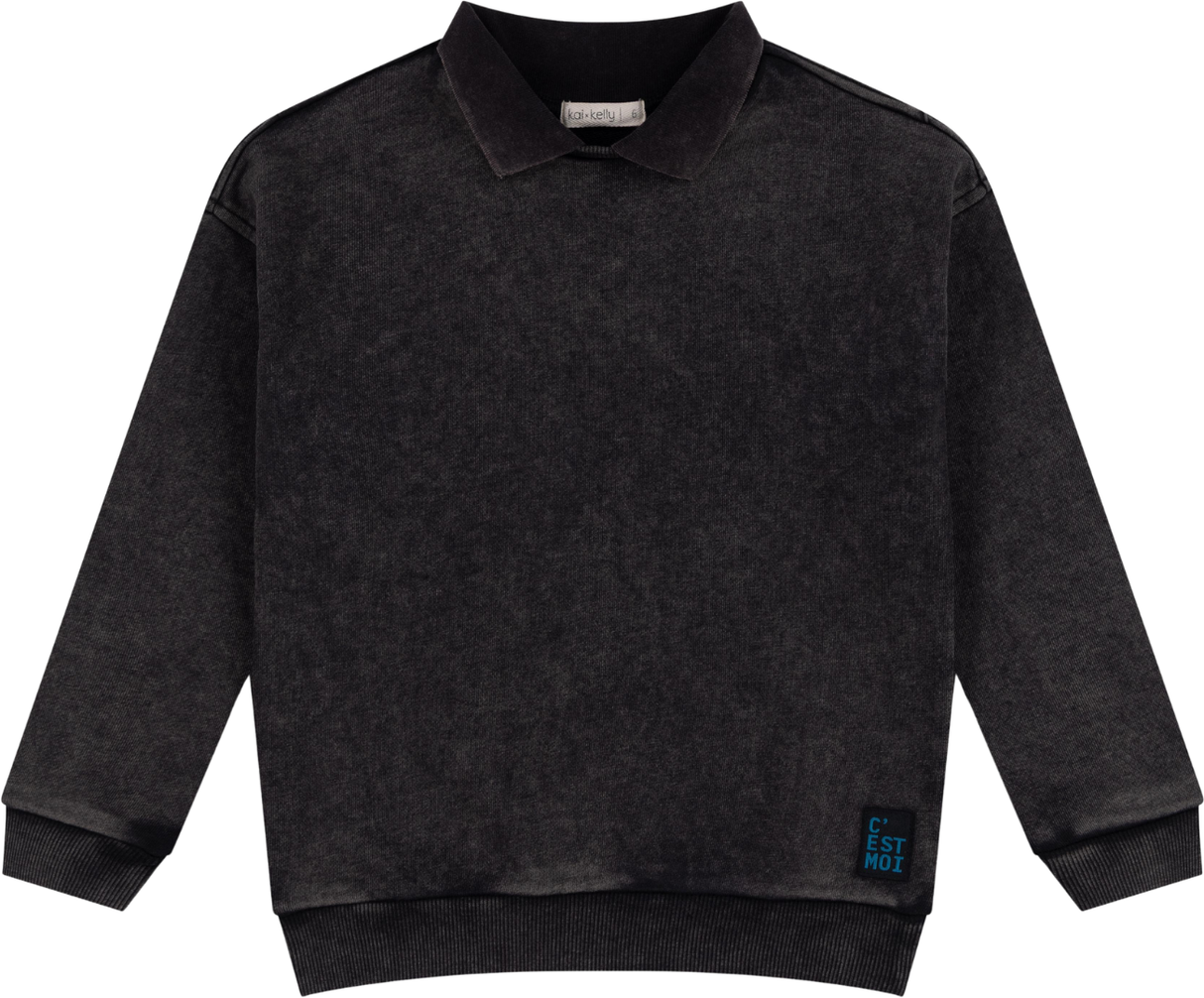 Kai x Kelly Boys Long Sleeve Polo Shirt - K26-657-BTP