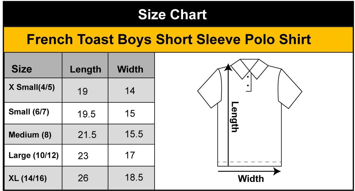 French Toast Boys Short Sleeve Polo Shirt