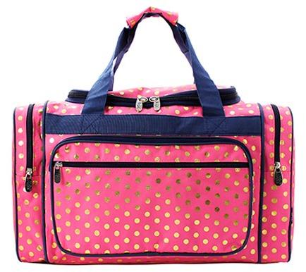 NGil Metallic Dot Duffle Bag - GDOT423