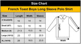 French Toast Boys Long Sleeve Polo Shirt