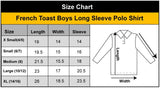 French Toast Boys Long Sleeve Polo Shirt