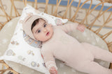 Charlotte & George Baby Boys Girls Velour Stretchie & Beanie Set - WB4CP7005