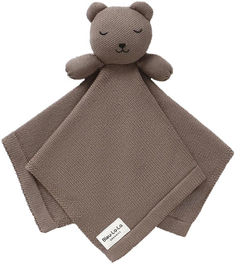 Bleu La La Baby Boys Girls Knit Bear Lovey - LVY-BR