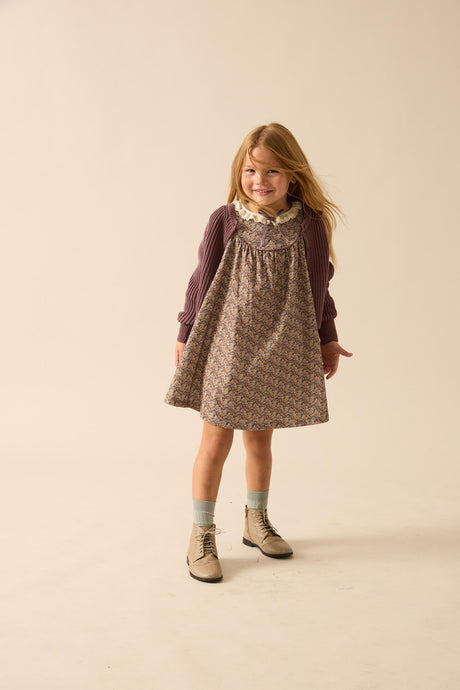 Oxford Tan Print