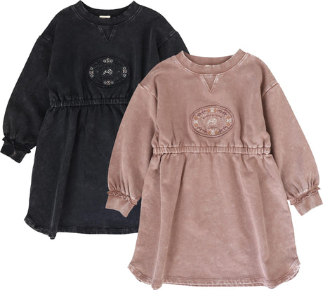 Analogie by Lil Legs Stitch Studio Collection Girls Sweatshirt Dress - AF26D207