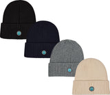Memoi Boys Girls Ribbed Beanie Hat - MKA-100