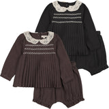 Analogie by Lil Legs Occasion Wear Collection Baby Girls Pleated Outfit - AF26TS102