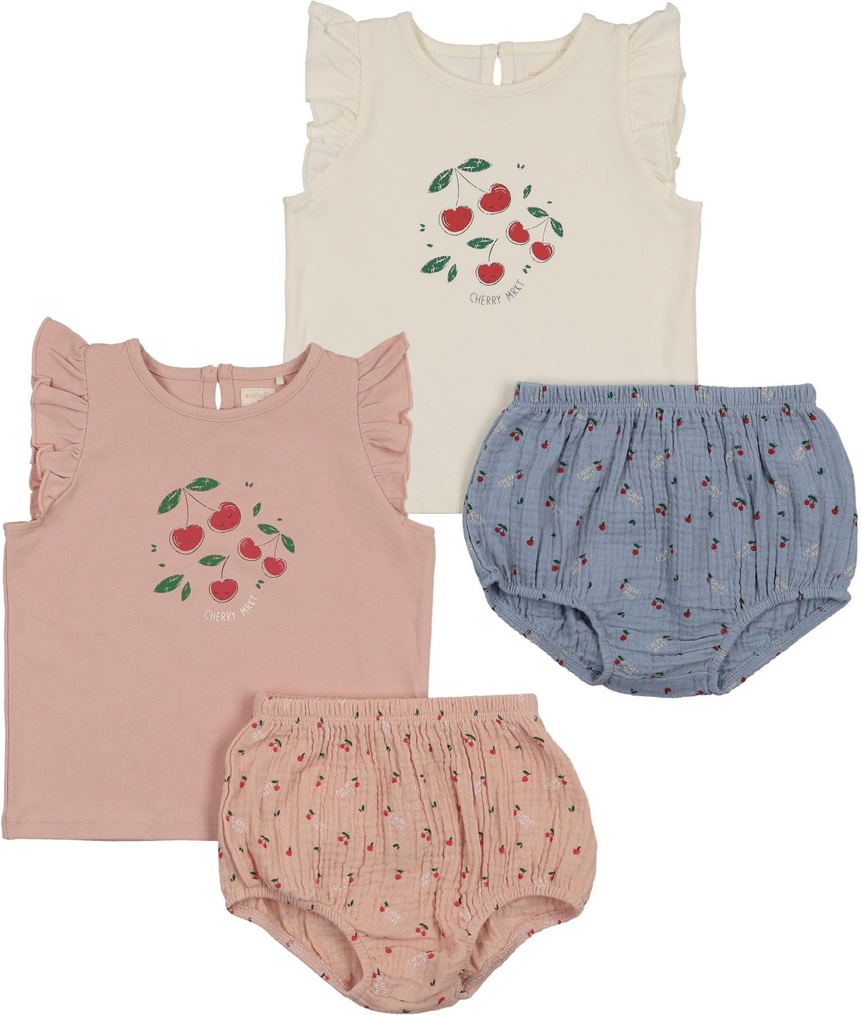 Analogie by Lil Legs Common Folk Collection Baby Girls Toddler Outfit - CFTGS