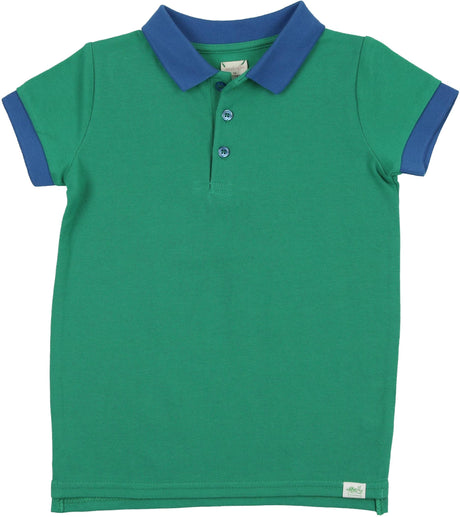 Analogie by Lil Legs Multigarden Collection Boys Short Sleeve Polo Shirt