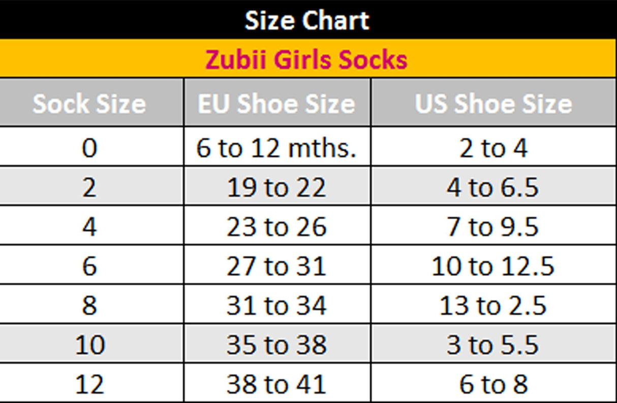 Zubii Girls Colorblock Sport Knee Socks - 904