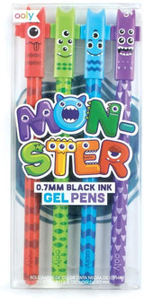 ooly Monster Gel Pen 4 Pack - 132-043