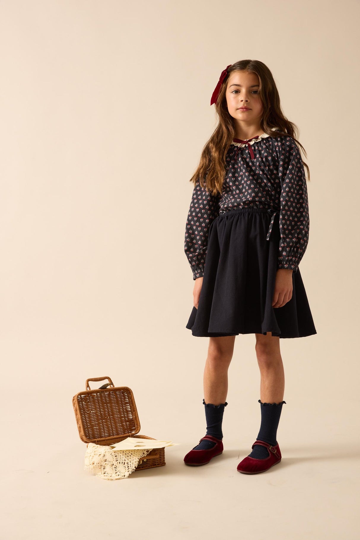 Navy Print