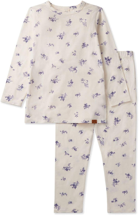 MiniMoi by Memoi Girls Cotton Floral Toile Pajamas - IBP08700