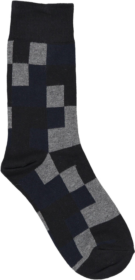 Zubii Mens Mixed Squares Dress Socks - 659