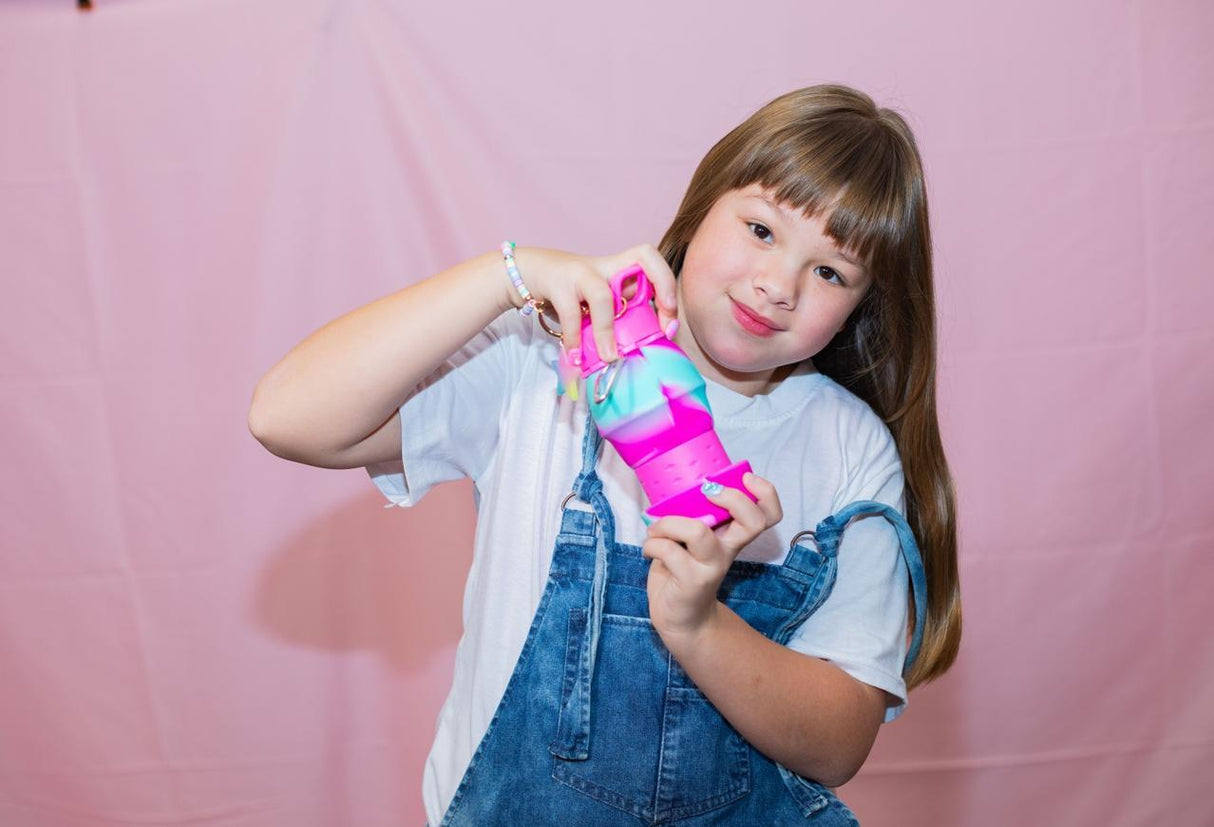 Hot Focus Collapsible Water Bottle - 416GF