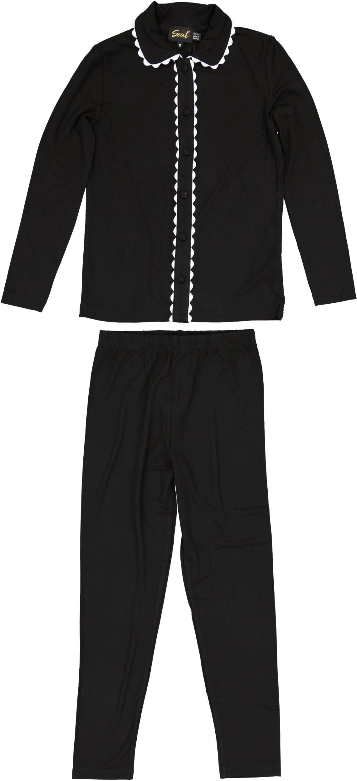 Seal Boys Girls Rick Rack Cotton Pajamas - SB6CY2959EG