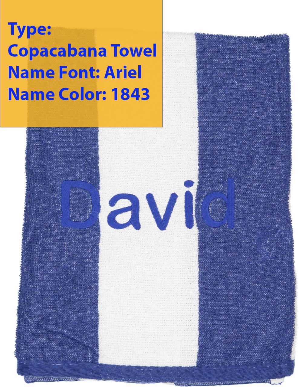 Copacabana Striped Beach Towel