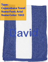 Copacabana Striped Beach Towel