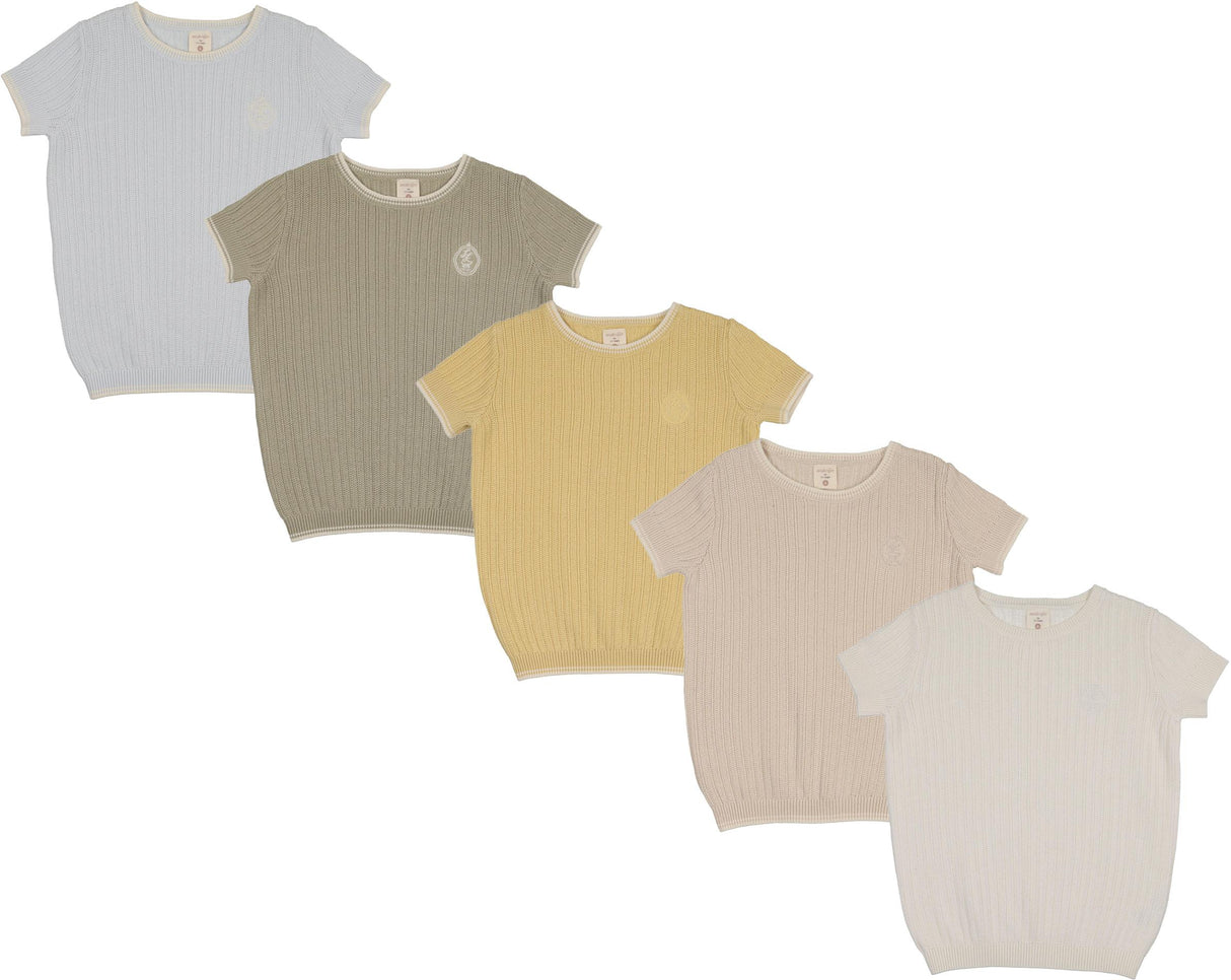 Analogie by Lil Legs Signature Collection Boys Short Sleeve Sweater - SKCSW
