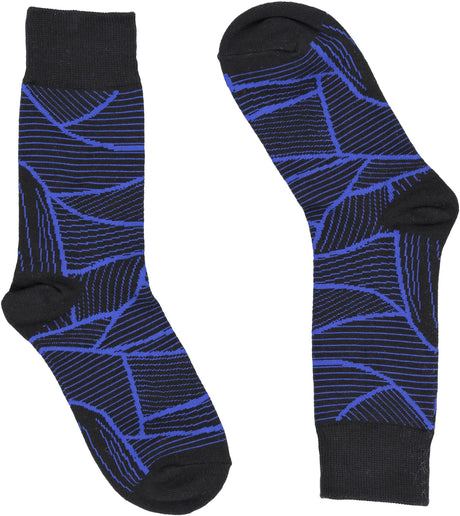 Zubii Mens Geometric Crew Dress Socks - 629
