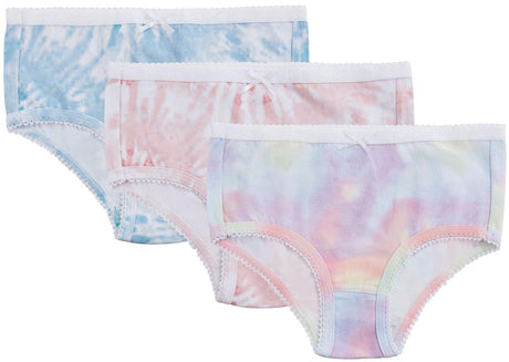 Memoi Girls TyeDye Briefs 3 Pack - MKU1004