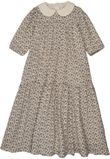 Lil Legs Dressy Loungewear Collection Girls Botanical 3/4 Sleeve Maxi Robe - BTMQ