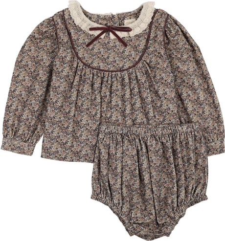 Oxford Tan Print