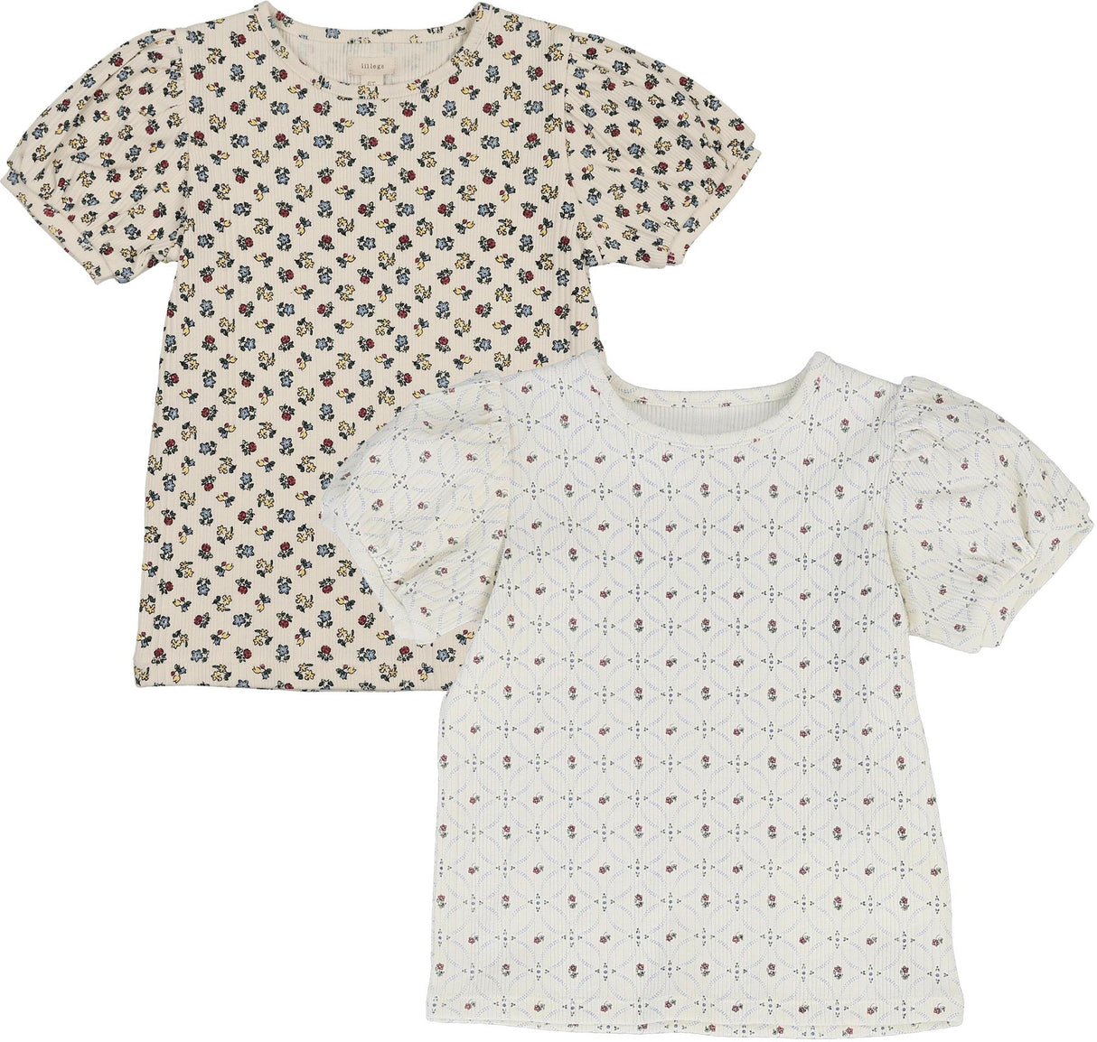 Lil Legs Camp Scouts Collection Girls Puff Short Sleeve T-shirt Tee - PSTS