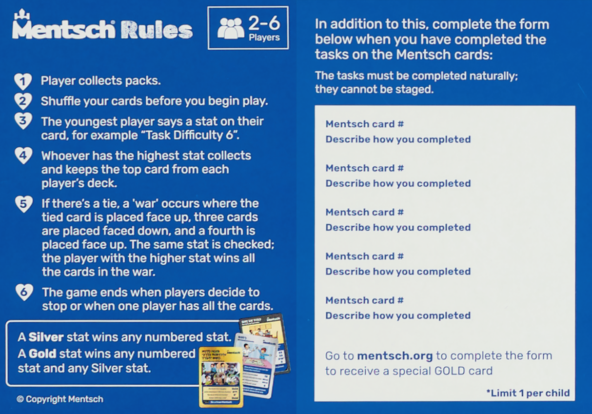 Mentsch Playing Cards 3 Pack