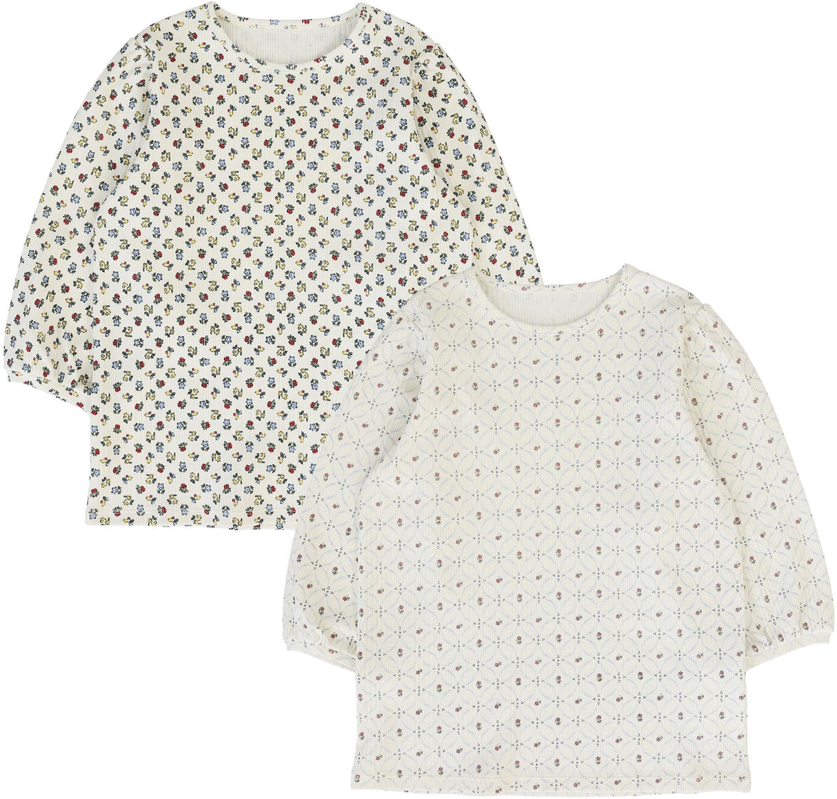 Lil Legs Camp Scouts Collection Girls Puff 3/4 Sleeve T-shirt Tee - PSTQ