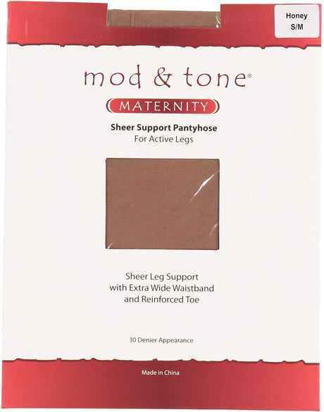 Mod & Tone Womens 30 Denier Maternity Pantyhose - 320