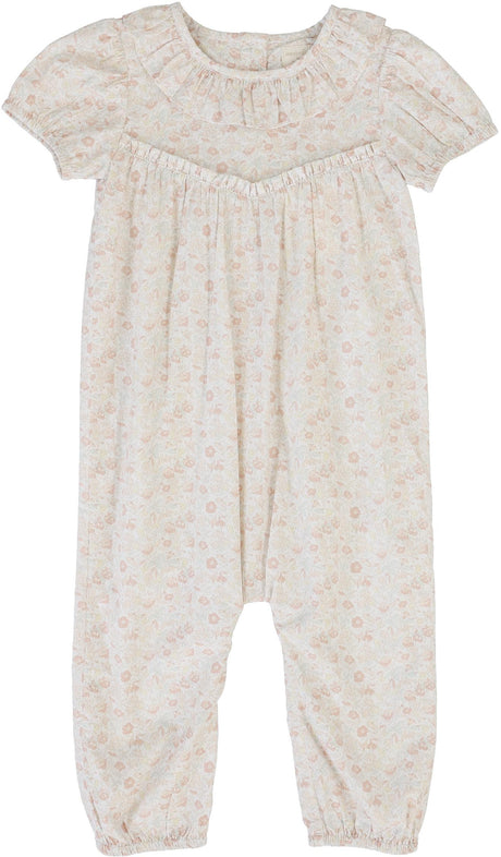 Analogie by Lil Legs Sunny Blossoms Collection Baby Boys Girls Long Romper - MMLR/SBLR