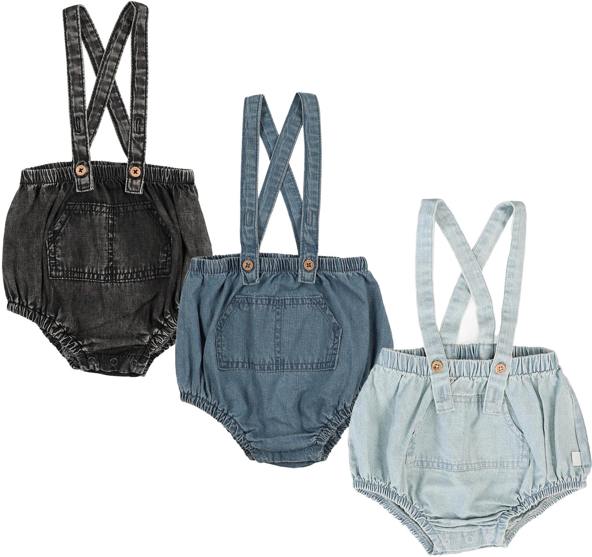 Lil Legs Camp Scouts Collection Baby Boys Pocket Suspender Bloomers - PSBL