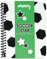iScream Soccer Star Silicone Journal Notebook - 724-979