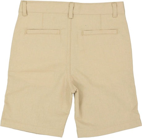 Mocha Noir Boys Dress Shorts - ASCP840B