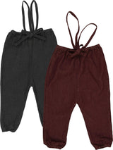 Analogie by Lil Legs Rugged Threads Collection Boys Girls Bubble Suspender Pants - AF26S827